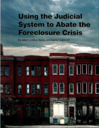 Foreclosure crisis
